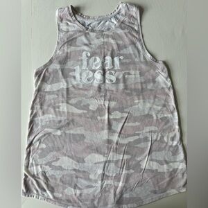 Old Navy Camouflage Tank Top - Pink and Gray